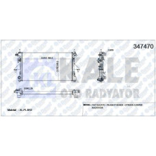 SU RADYATORU FIAT DUCATO 2.3D 06-> MT [BRAZING] [780X368X26]