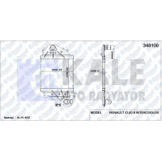 turbo radyatoru intercooler clio ii 1-5dci alplbrz 345x370x27