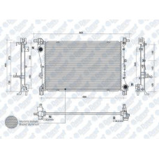 motor radyatoru egea 1-3 mjet  1-4 benzinli mt