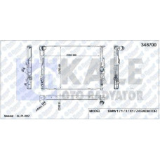 su radyatoru bmw 1 e81-1 e82-1 e87-1 e88-3 e90-3 e91-3 e92-3 e93-x1 e84-z4 e89 6