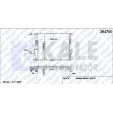 su radyatoru bmw 5-serisi e39 al-pl-brz 520x438x32 manuel