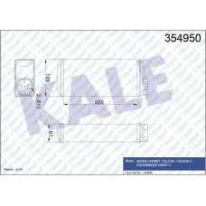 KALORIFER RADYATORU SKODA FAVORIT 1.3 89<97/FELICIA I-II 1.9D 95<01-VOLKSWAGEN C