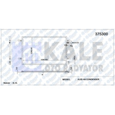 klima radyatoru a6 2-7tdi 3-0tdi 4-2fsi 3-1fsi 2-0tfsi 2-8tfsi 05-11 640x407x16