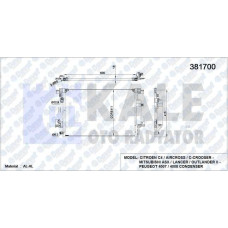 klima radyatoru mitsubishi asx-lancer-outlander ii peugeot 4007-4008  c4 aircro