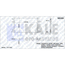 klima radyatoru astra j 1-7-2-0cdti 10- a17dtr alal 643x398x16 kurutucu ile