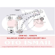 ALT SALINCAK SAG KOMPLE ESCORT 90 00 CL -CLX ORION III 90 93 ROTILLI