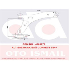 SALINCAK SAG ALT KOMPLE SAC TOURNEO CONNECT TC7 02 14 ROTILSIZ