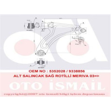 ALT SALINCAK KOMPLE SAĞ OPEL MERIVA A 03 10