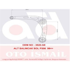 ALT SALINCAK KOMPLE SOL P206 1.1-1.4-1.6-1.9-2.0 98