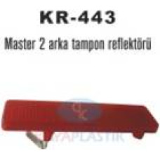 ARKA TAMPON REFLEKTÖRÜ SAĞ-SOL MASTER II 01 MOVANO II 01 TRAFIC II 06 VIVARO 06