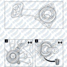 rulman debriyaj hidrolik  ford focus 2-0 16v 1-8tdi connect 90ps 1-8tdci 02-