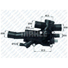 TERMOSTAT 83C KOMPLE P307-P407-P508-P308-P607-C4-C5 II-JUMPY III-EXPERT III-C5 I