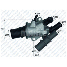 TERMOSTAT 88C DOBLO 1.9D   ####