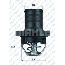 TERMOSTAT 89C P206-P307-C4 ET3J41.4 16V - TU5JP41.6 16V  PARTNER II-BERLINGO II-