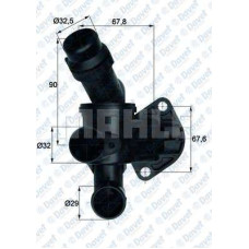TERMOSTAT 87C A4 AVANT 05>08 A6 AVANT 05>11 EXEO 09>14 BWE BUL BGB BWT   ####