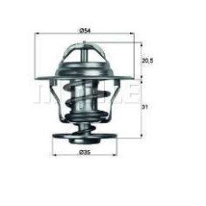 TERMOSTAT 80C LAGUNA-ASTRA-GOLF-JETTA-PASSAT-CORDOBA-IBIZA-TOLEDO-CADDY