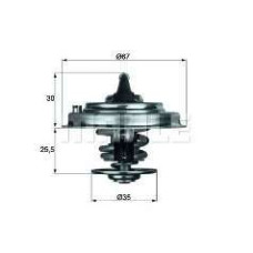 TERMOSTAT 80C CAYENNE.A3 TT 3.2 V6 AUDI. FORD. VW AZZ.BDL.BMJ