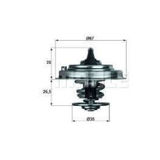TERMOSTAT 87C A4-A6-PASSAT 2.5 TDI 96-> VAG   ####