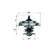 TERMOSTAT 87C A4-A6-PASSAT 2.5 TDI 96-> VAG   ####