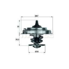 TERMOSTAT 92C A4 1.8 QUATTRO-A4 2.4-2.8-A6 1.8T QUATTRO-2.4-2.8-PASSAT 1.8T 20V