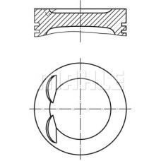 PISTON SEGMAN STD 90.91mm MERCEDES M111 W202 C208 W210 R170