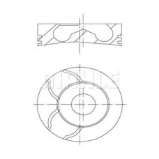 PISTON SEGMAN 040 DUCATO III IVECO DAILY-KARSAN JEST 2.3JTD C13 F1A EURO5 MOTOR