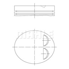 MOTOR PİSTON SEGMAN STD ASTRA-CORSA-AGILA 1.2 X XE-Z XE 72.50 011PI0008410086