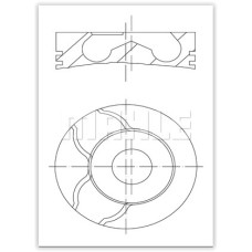 MOTOR PİSTON SEGMAN STD CLIO-KNG 1.5 DCI K9K 76.00 26 pim 0.20mm. KIsa