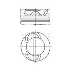 MOTOR PİSTON SEGMAN STD VW LT35 CRAFTER 2.5 163ps BJK-BJJ 81.01