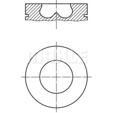 PISTON SEGMAN STD. 84.00mm BMW N47 D20 E82 E87 F10 F20 F22 E90 E92 E93 F30 F34 F