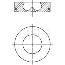 PISTON SEGMAN 0.50 84.50mm BMW N47 D20 E82 E87 F10 F20 F22 E90 E92 E93 F30 F34 F