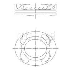 PISTON SEGMAN 82 mm STD BMW B38 B15 A B58 B30 A F20 F30 F40 F45 F46 F32 F36 F48