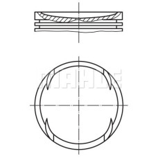 PISTON SEGMAN STD. BMW M42 B18 E30 IS E36 TI