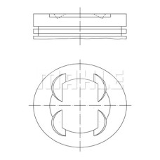 PISTON SEGMAN 86.4 mm BMW S50 B32 E36 M3 3.2