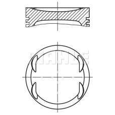 PISTON SEGMAN 0.50mm 85.50mm BMW M44 B19 E36 318 TI-IS 1.9I 95 98