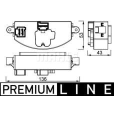 KLIMA FAN REGULATORU MERCEDES W176 W246 C117 X117 X156 W222 C217