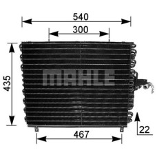 KLIMA RADYATORU MERCEDES W124 S124 A124 C124