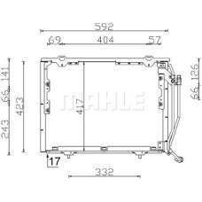 KLIMA RADYATORU MERCEDES W202 S202 W210