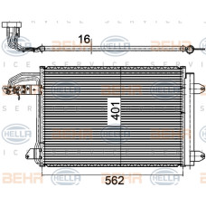 KLİMA KONDENSERİ KURUTCU İLE A3-LEON-TOLEDO-OCTAVIA-CADDY III-GOLF V-VI-JETTA IV