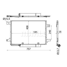 KLIMA RADYATORU MERCEDES W169 W245