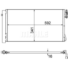 KLIMA RADYATORU BMW E81 E82 E87 E88 E90 E91 E92 E93 X1 E84 Z4 E89 M47 N47 M57 N5