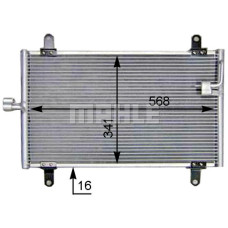 KLİMA KONDENSERİ DUCATO-BOXER-JUMPER 94-06 506x349x22