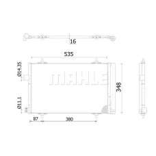 KLİMA RADYATÖRÜ KONDANSÖR P407 04 11 P508 10 18 C5 04 17 1.6-1.8-2.0 VTI-HDI