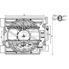 KOMPLE FAN 4KUTUPLU 400 W BMW E39 M51 M57 M62 1995 98