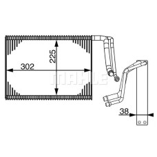 EVAPORATOR BMW F20 F22 F30 E87 F32 F34 F36