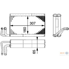 EVAPORATOR BMW E60 E61 E63 E64
