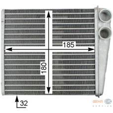 KALORİFER RADYATÖRÜ CADDY III-GOLF V-VI-JETTA III-OCTAVIA-TOURAN-ALTEA-LEON-A3-Q