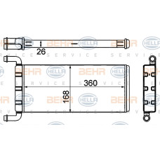 KALORIFER RADYATORU MERCEDES SPRINTER B906 . VW CRAFTER 30-35-50