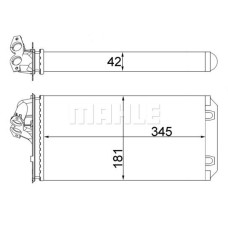 KALORIFER RADYATORU MERCEDES VITO W638 96 03