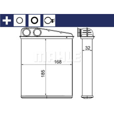 KALORIFER RADYATORU MERCEDES W169 W245 . MINI R55 R56 R60